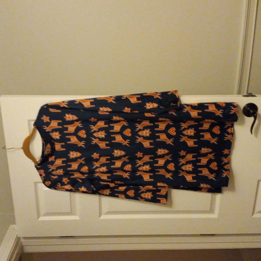 Christmas Reindeer Dress sz L